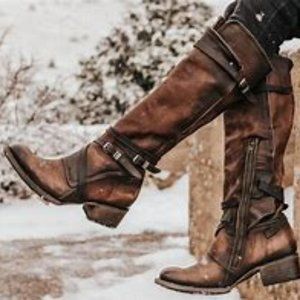 ISO Freebird Gia Boots, Black-Brown, Size 8 or 9